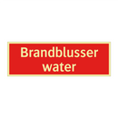 Brandblusser water & Brandblusser water & Brandblusser water & Brandblusser water