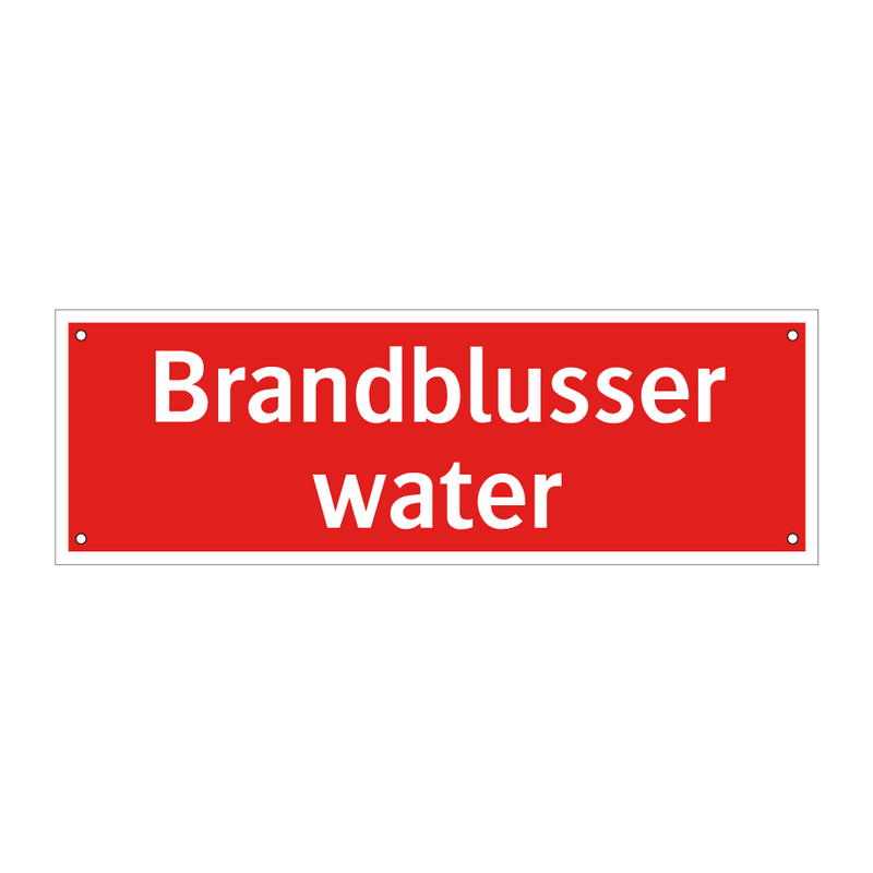 Brandblusser water & Brandblusser water & Brandblusser water & Brandblusser water