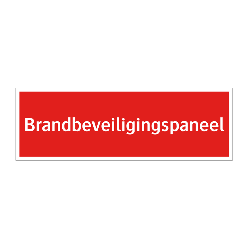 Brandbeveiligingspaneel & Brandbeveiligingspaneel & Brandbeveiligingspaneel
