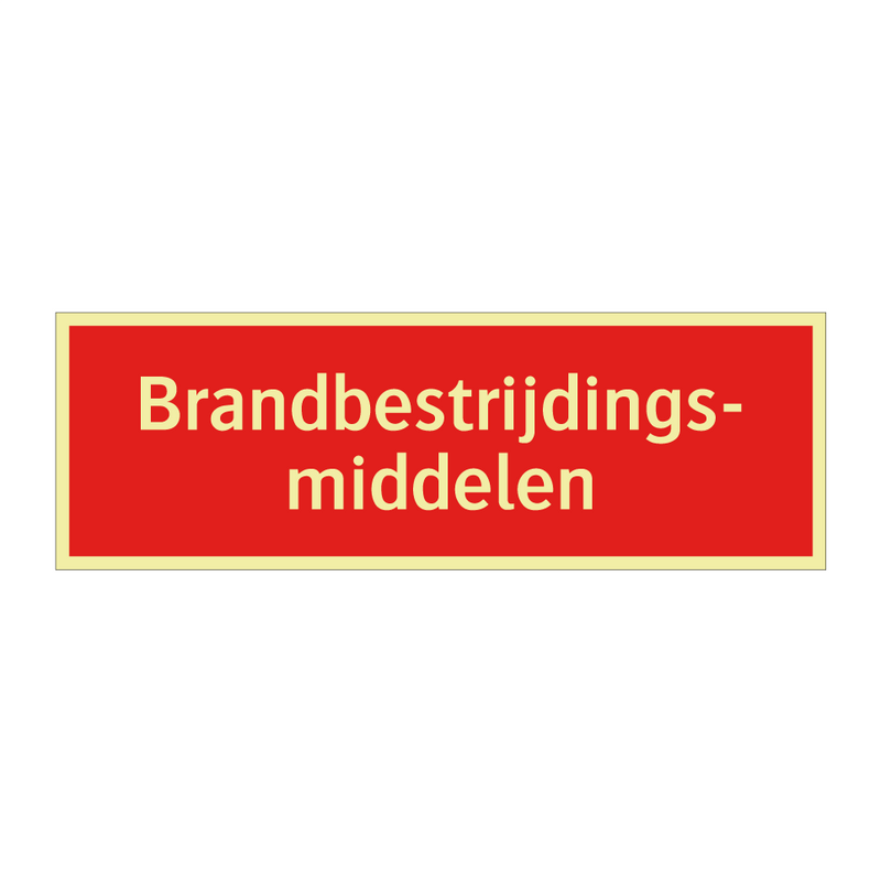 Brandbestrijdings- middelen & Brandbestrijdings- middelen & Brandbestrijdings- middelen