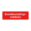 Brandbestrijdings- middelen & Brandbestrijdings- middelen & Brandbestrijdings- middelen