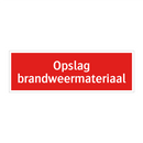 Opslag brandweermateriaal & Opslag brandweermateriaal & Opslag brandweermateriaal