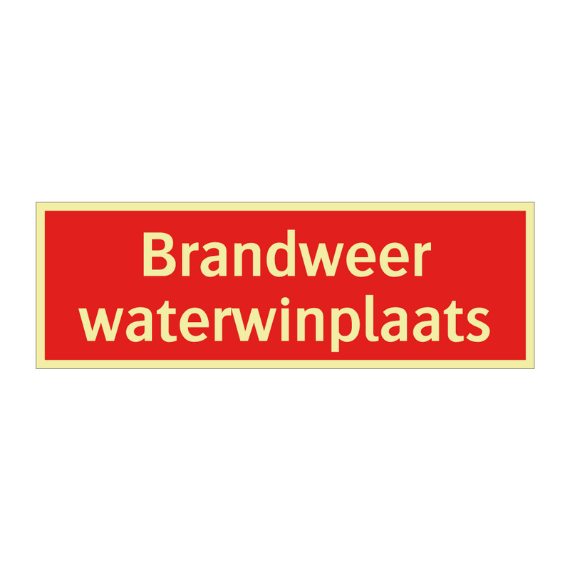 Brandweer waterwinplaats & Brandweer waterwinplaats & Brandweer waterwinplaats