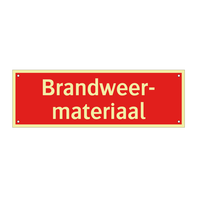Brandweer- materiaal & Brandweer- materiaal & Brandweer- materiaal & Brandweer- materiaal
