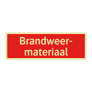 Brandweer- materiaal & Brandweer- materiaal & Brandweer- materiaal & Brandweer- materiaal