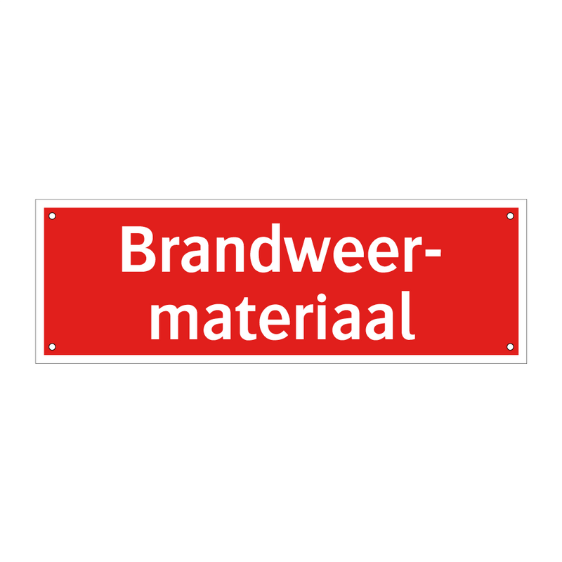 Brandweer- materiaal & Brandweer- materiaal & Brandweer- materiaal & Brandweer- materiaal