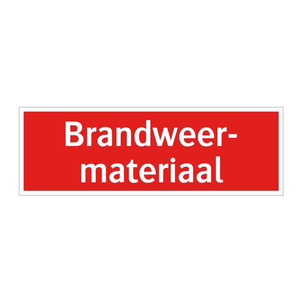 Brandweer- materiaal & Brandweer- materiaal & Brandweer- materiaal & Brandweer- materiaal