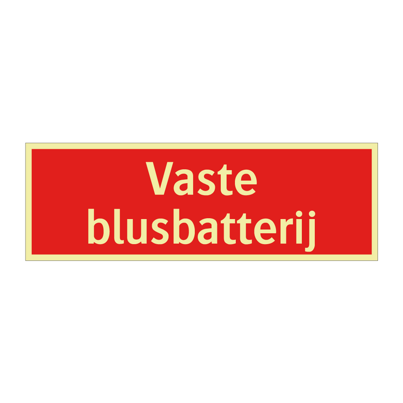 Vaste blusbatterij & Vaste blusbatterij & Vaste blusbatterij & Vaste blusbatterij