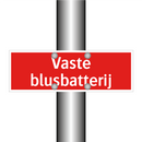 Vaste blusbatterij & Vaste blusbatterij & Vaste blusbatterij