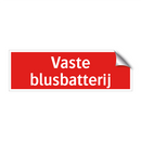Vaste blusbatterij & Vaste blusbatterij & Vaste blusbatterij & Vaste blusbatterij