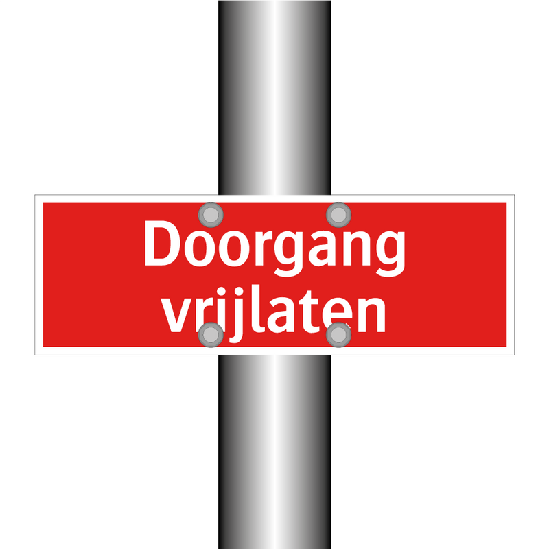 Doorgang vrijlaten & Doorgang vrijlaten & Doorgang vrijlaten
