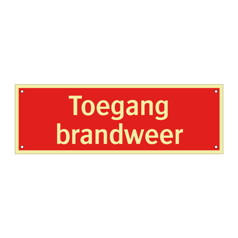 Toegang brandweer & Toegang brandweer & Toegang brandweer & Toegang brandweer
