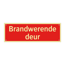 Brandwerende deur & Brandwerende deur & Brandwerende deur & Brandwerende deur