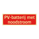 PV-batterij met noodstroom & PV-batterij met noodstroom & PV-batterij met noodstroom