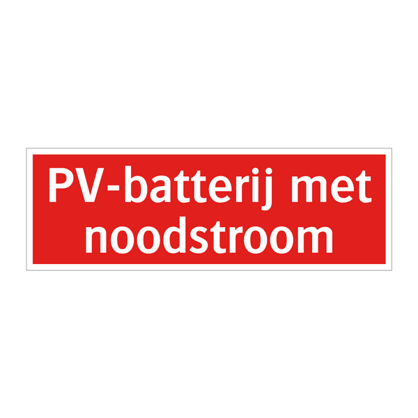 PV-batterij met noodstroom & PV-batterij met noodstroom & PV-batterij met noodstroom