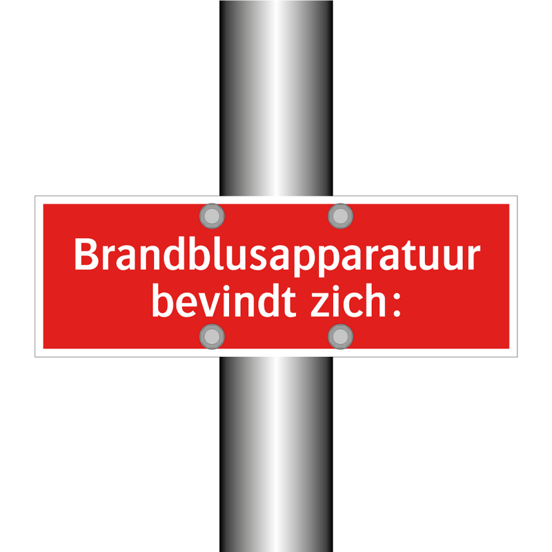 Brandblusapparatuur bevindt zich: & Brandblusapparatuur bevindt zich: