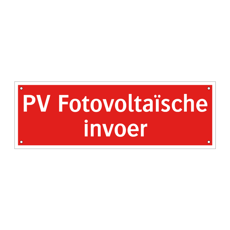 PV Fotovoltaïsche invoer & PV Fotovoltaïsche invoer & PV Fotovoltaïsche invoer