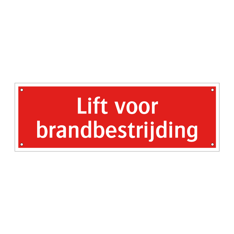 Lift voor brandbestrijding & Lift voor brandbestrijding & Lift voor brandbestrijding