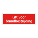 Lift voor brandbestrijding & Lift voor brandbestrijding & Lift voor brandbestrijding