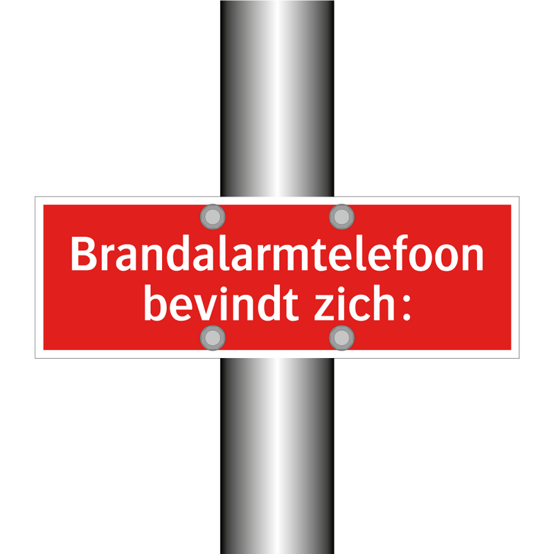 Brandalarmtelefoon bevindt zich: & Brandalarmtelefoon bevindt zich: