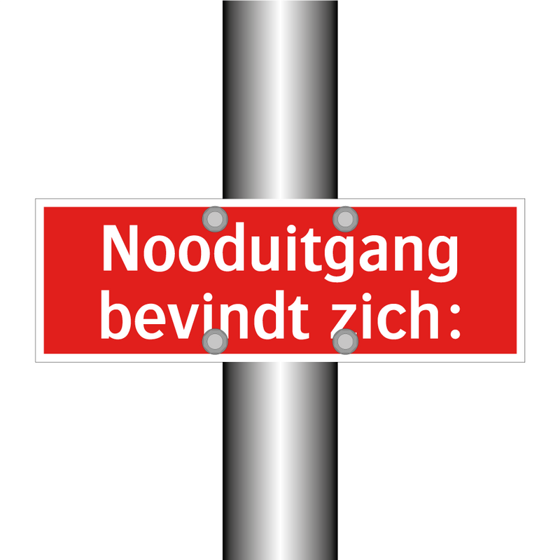 Nooduitgang bevindt zich: & Nooduitgang bevindt zich: & Nooduitgang bevindt zich: