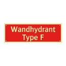 Wandhydrant Type F & Wandhydrant Type F & Wandhydrant Type F & Wandhydrant Type F