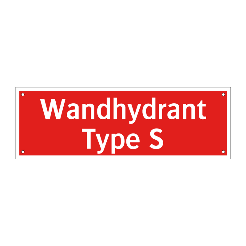 Wandhydrant Type S & Wandhydrant Type S & Wandhydrant Type S & Wandhydrant Type S