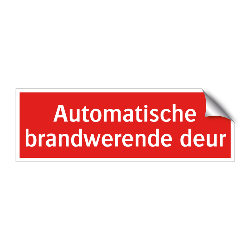 Automatische brandwerende deur & Automatische brandwerende deur & Automatische brandwerende deur