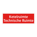 Ketelruimte Technische Ruimte & Ketelruimte Technische Ruimte & Ketelruimte Technische Ruimte