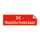 DC - Noodschakelaar & DC - Noodschakelaar & DC - Noodschakelaar & DC - Noodschakelaar
