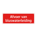 Afvoer van bluswaterleiding & Afvoer van bluswaterleiding & Afvoer van bluswaterleiding