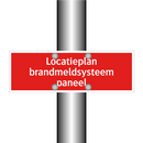 Locatieplan brandmeldsysteem paneel & Locatieplan brandmeldsysteem paneel