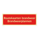 Routekaarten brandweer Brandweerplannen & Routekaarten brandweer Brandweerplannen