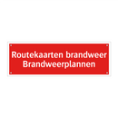 Routekaarten brandweer Brandweerplannen & Routekaarten brandweer Brandweerplannen