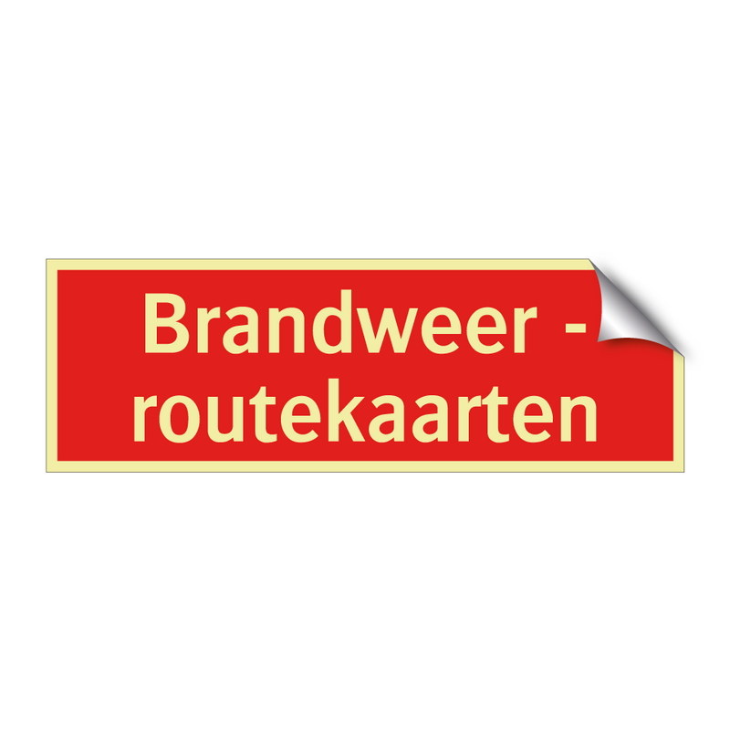 Brandweer - routekaarten & Brandweer - routekaarten & Brandweer - routekaarten