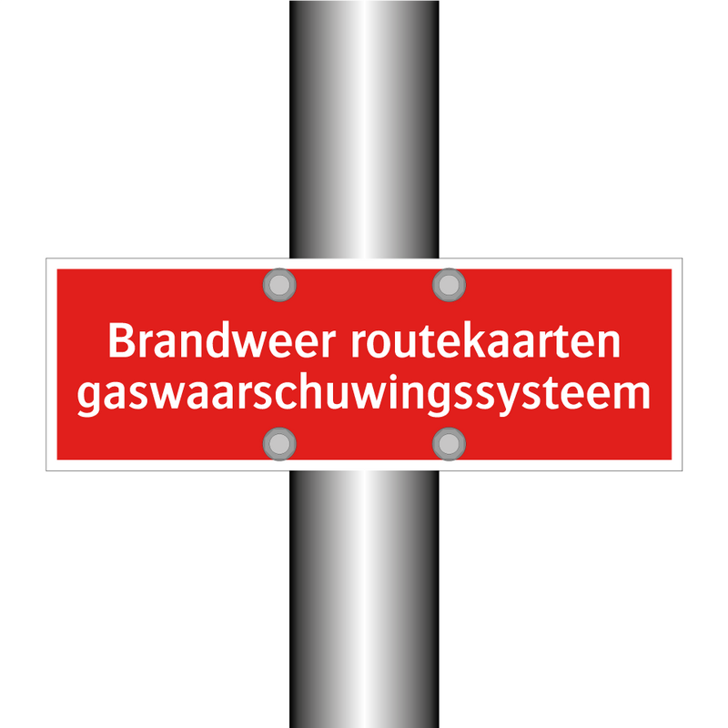 Brandweer routekaarten gaswaarschuwingssysteem & Brandweer routekaarten gaswaarschuwingssysteem