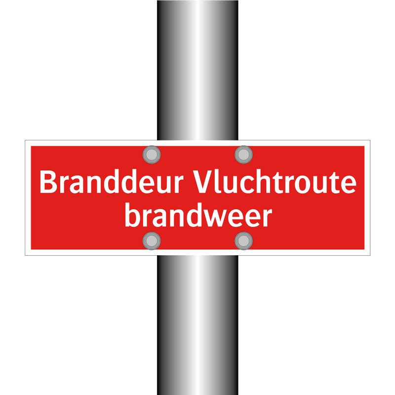 Branddeur Vluchtroute brandweer & Branddeur Vluchtroute brandweer & Branddeur Vluchtroute brandweer