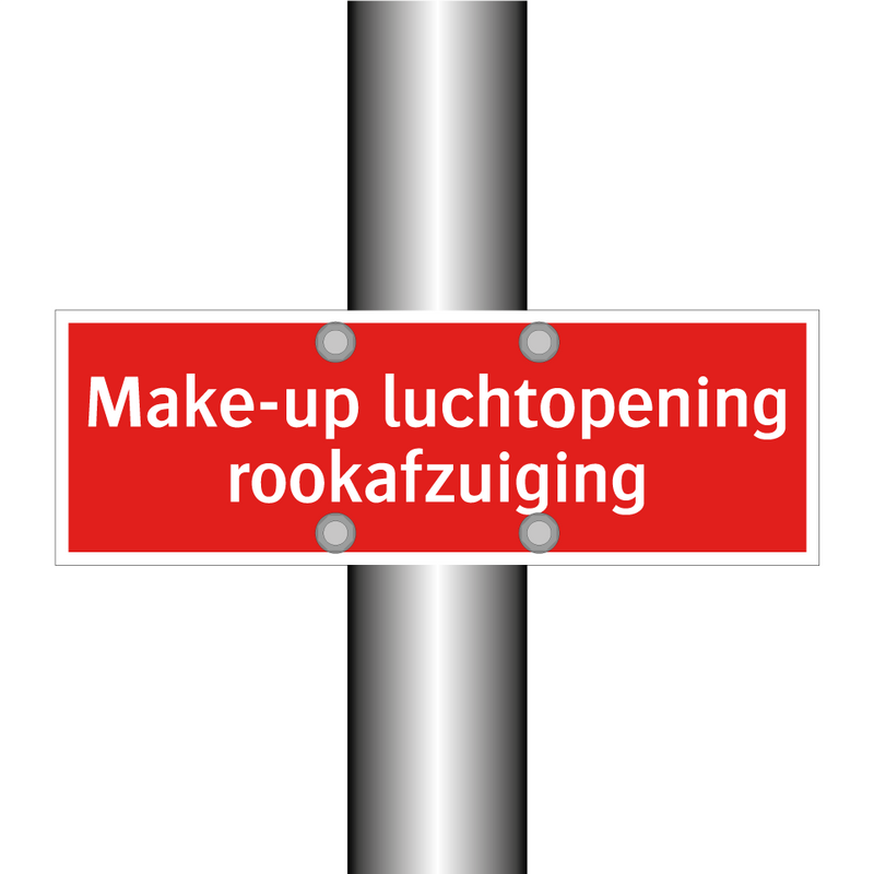 Make-up luchtopening rookafzuiging & Make-up luchtopening rookafzuiging