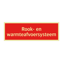 Rook- en warmteafvoersysteem & Rook- en warmteafvoersysteem & Rook- en warmteafvoersysteem