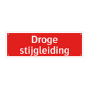 Droge stijgleiding & Droge stijgleiding & Droge stijgleiding & Droge stijgleiding