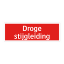 Droge stijgleiding & Droge stijgleiding & Droge stijgleiding & Droge stijgleiding