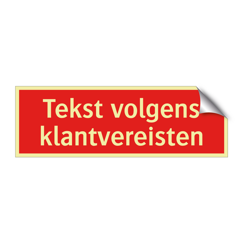 Tekst volgens klantvereisten & Tekst volgens klantvereisten & Tekst volgens klantvereisten