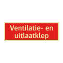 Ventilatie- en uitlaatklep & Ventilatie- en uitlaatklep & Ventilatie- en uitlaatklep