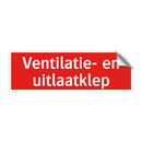 Ventilatie- en uitlaatklep & Ventilatie- en uitlaatklep & Ventilatie- en uitlaatklep