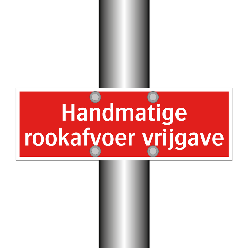 Handmatige rookafvoer vrijgave & Handmatige rookafvoer vrijgave & Handmatige rookafvoer vrijgave