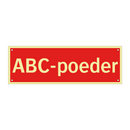 ABC-poeder & ABC-poeder & ABC-poeder & ABC-poeder