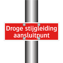 Droge stijgleiding aansluitpunt & Droge stijgleiding aansluitpunt & Droge stijgleiding aansluitpunt