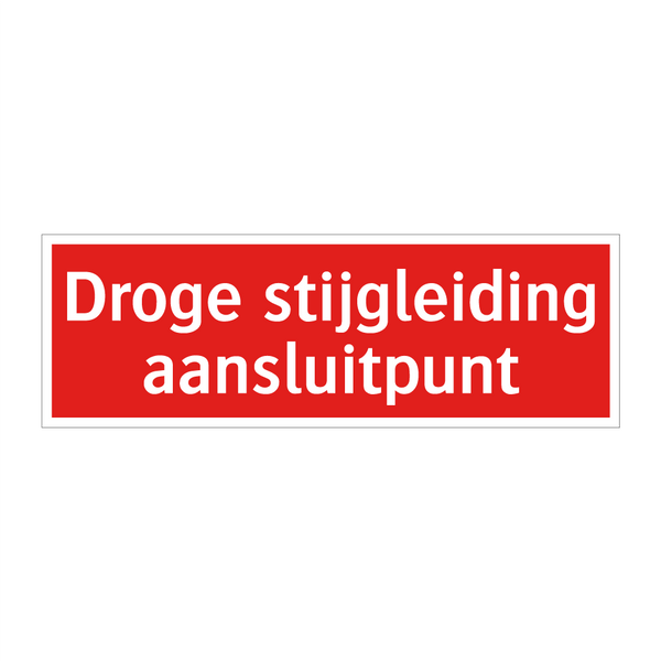 Droge stijgleiding aansluitpunt & Droge stijgleiding aansluitpunt & Droge stijgleiding aansluitpunt