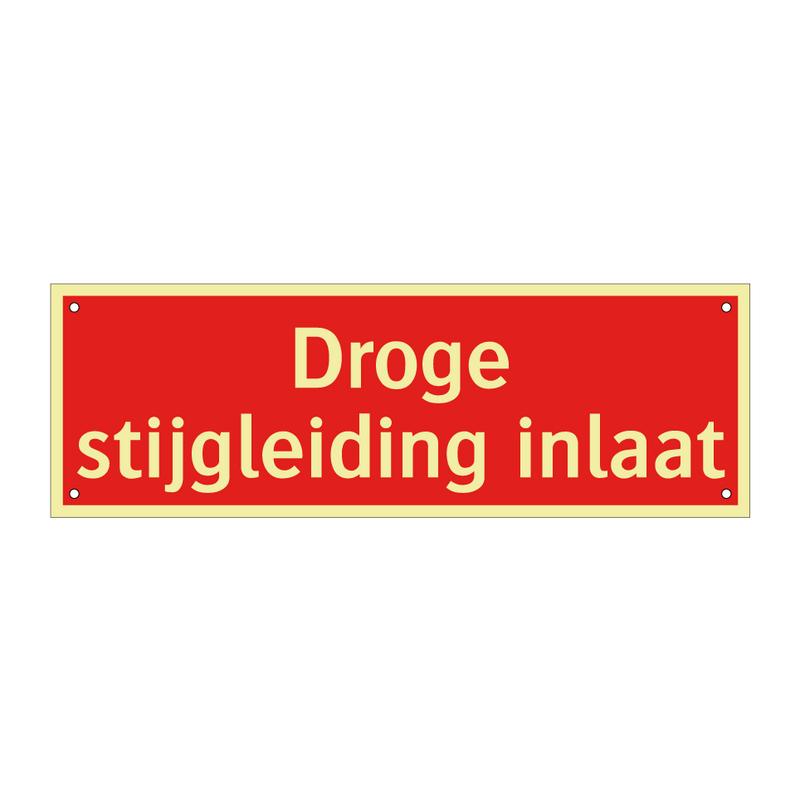 Droge stijgleiding inlaat & Droge stijgleiding inlaat & Droge stijgleiding inlaat