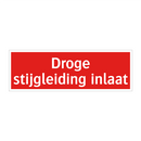 Droge stijgleiding inlaat & Droge stijgleiding inlaat & Droge stijgleiding inlaat